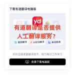 有道翻译是否提供人工翻译服务？