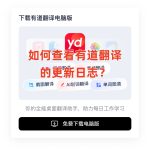 如何查看有道翻译的更新日志？
