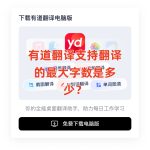 有道翻译支持翻译的最大字数是多少？