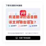 有道翻译的语音翻译支持哪些语言？