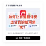 如何让有道翻译更适合我的使用需求？